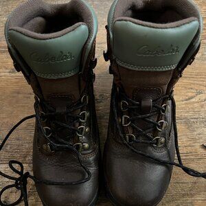 Cabela's Women's Rimrock Hikers Brown Hiking Boots 8.5M #843944